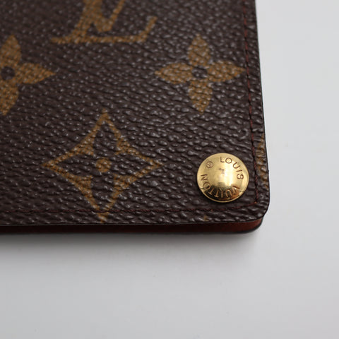 Pre-Owned #2275 Louis Vuitton Monogram Porte Cartes Credit Pression Card Case M60937