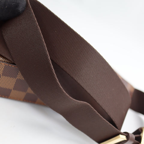 Pre-owned Louis Vuitton Damier #72370 Ebene Geronimos Crossbody Bag N51994