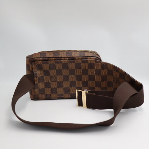 Pre-Owned #72360 Louis Vuitton Damier Ebene Geronimos Crossbody Bag N51994