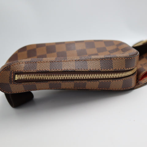 Pre-Owned #72360 Louis Vuitton Damier Ebene Geronimos Crossbody Bag N51994