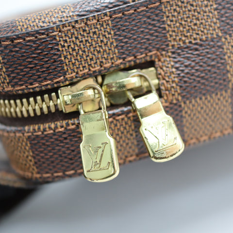 Pre-Owned #72360 Louis Vuitton Damier Ebene Geronimos Crossbody Bag N51994