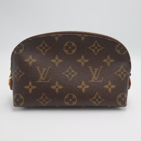 Pre-Owned #71591 Louis Vuitton Monogram Pochette Cosmetic PM Cosmetic Pouch M47515