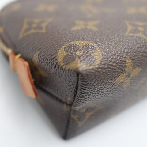 Pre-Owned #71591 Louis Vuitton Monogram Pochette Cosmetic PM Cosmetic Pouch M47515