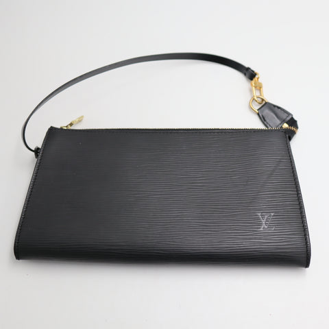 Pre-Owned #72426 Louis Vuitton Epi Pochette Accessoires Pouch Noir Black M52942