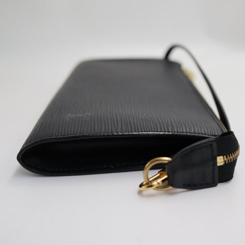 Pre-Owned #72426 Louis Vuitton Epi Pochette Accessoires Pouch Noir Black M52942