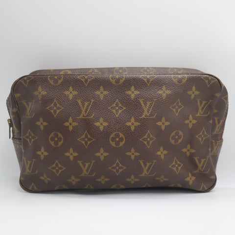 Pre-Owned #71600 Louis Vuitton Monogram Trousse Toilette 28 Vintage Clutch Bag M47522