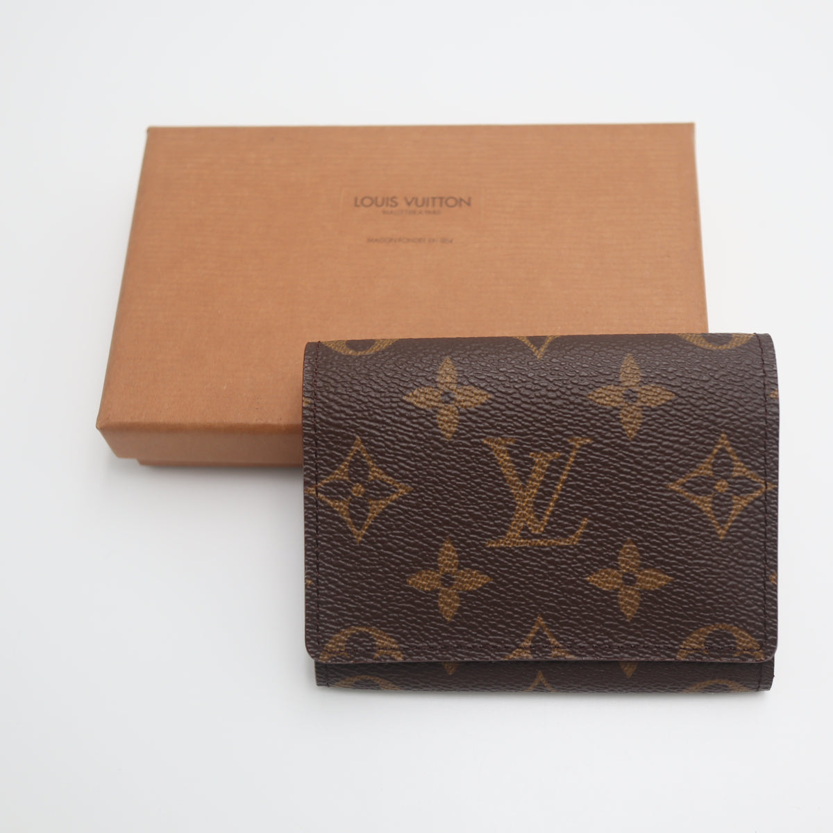 Pre-Owned #71613 Louis Vuitton Monogram Envelope Visit Card Case M62920