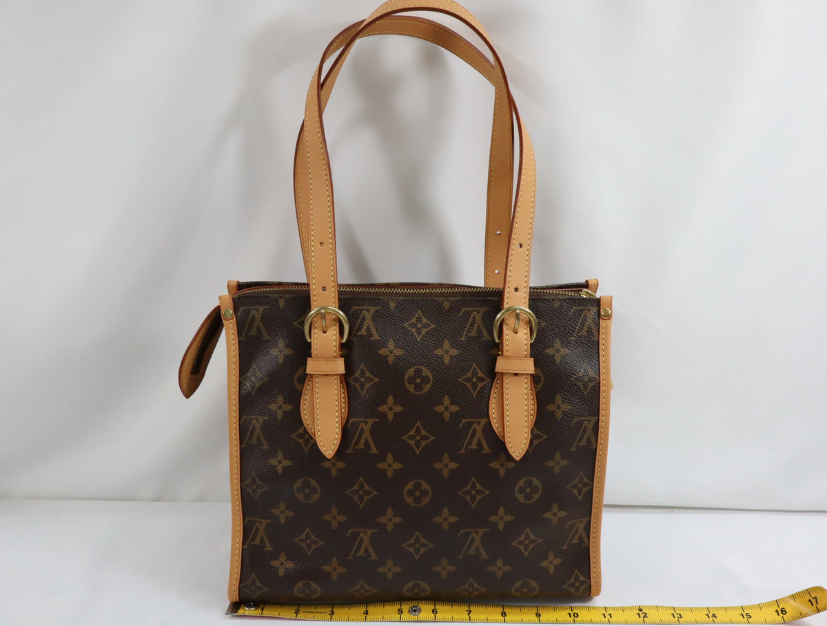 Pre-Owned #BP821-1 Louis Vuitton Popincourt Shoulder Bag Monogram Canvas M40007