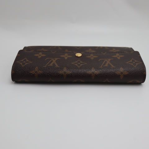 Pre-Owned #2266 Louis Vuitton Monogram Portefeuille Sarah Bifold Wallet Long Wallet M61734