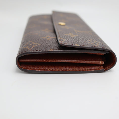 Pre-Owned #2266 Louis Vuitton Monogram Portefeuille Sarah Bifold Wallet Long Wallet M61734