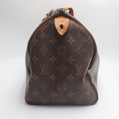 Pre-Owned #1068 Louis Vuitton Monogram Speedy30 Handbag Brown M41526