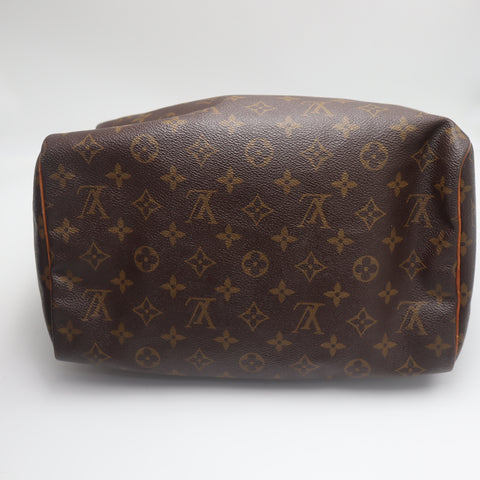 Pre-Owned #1068 Louis Vuitton Monogram Speedy30 Handbag Brown M41526