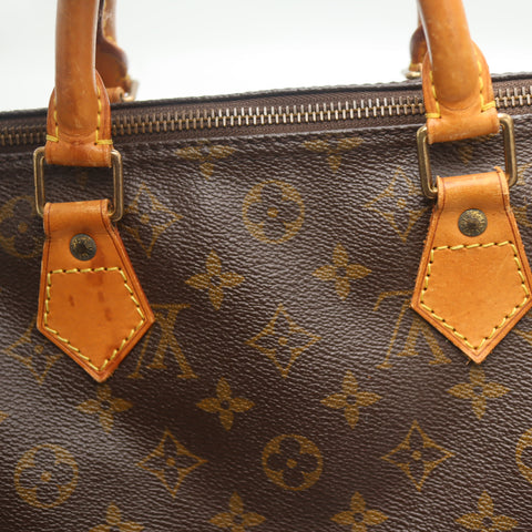 Pre-Owned #1068 Louis Vuitton Monogram Speedy30 Handbag Brown M41526