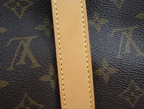 Pre-Owned #BP63111 Louis Vuitton Monogram Saumur 35 Crossbody Shoulder Bag Brown M42254