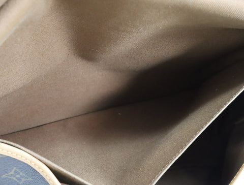 Pre-Owned #BP63111 Louis Vuitton Monogram Saumur 35 Crossbody Shoulder Bag Brown M42254