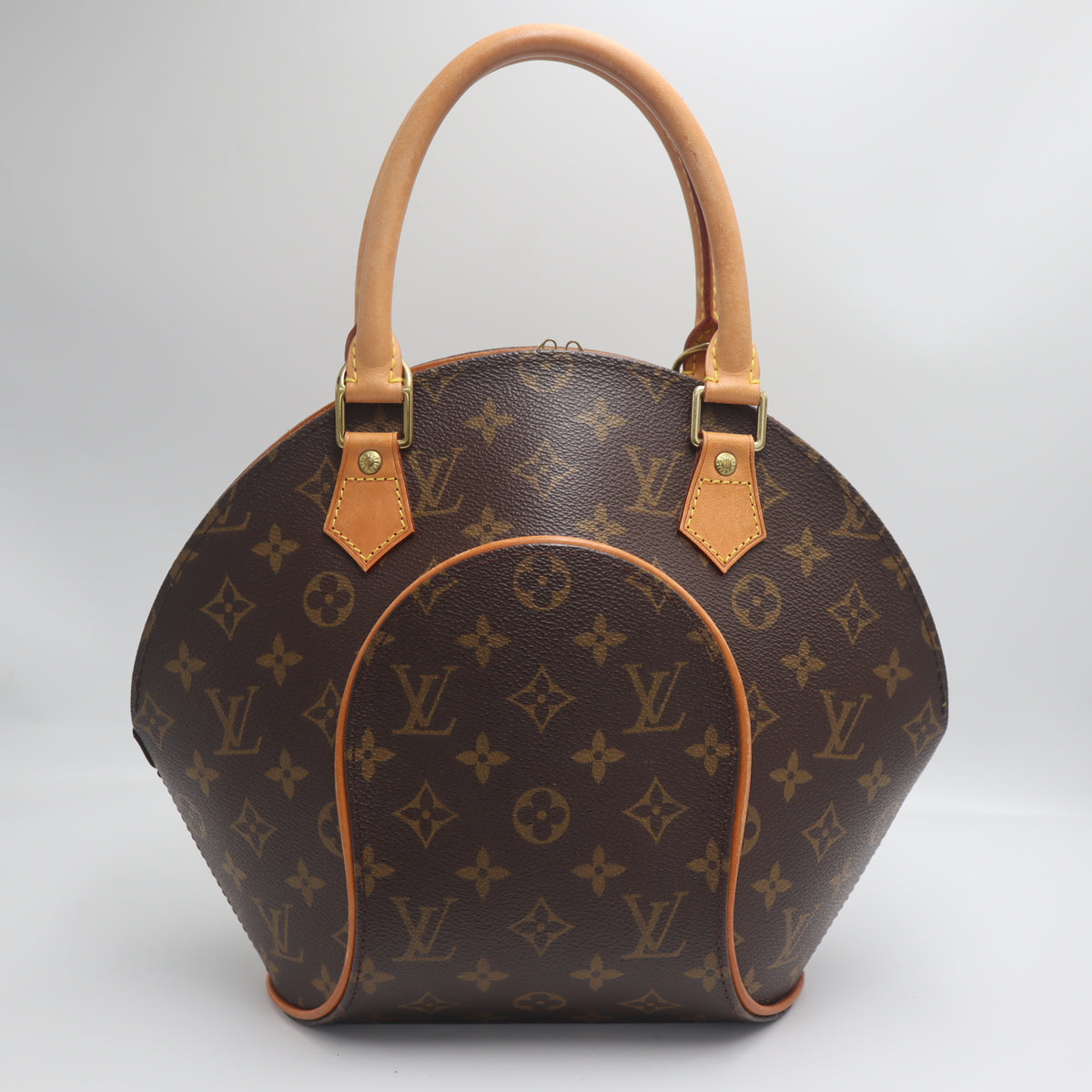 Pre-Owned #71112 Louis Vuitton Monogram Elipse PM Handbag Brown M51127