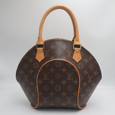 Pre-Owned #71112 Louis Vuitton Monogram Elipse PM Handbag Brown M51127