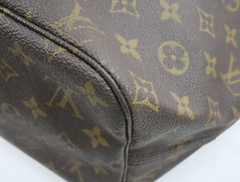 Pre-Owned #BP613-7 Louis Vuitton Monogram Neverfull MM Tote Bag M41178