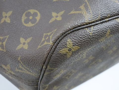 Pre-Owned #BP613-7 Louis Vuitton Monogram Neverfull MM Tote Bag M41178
