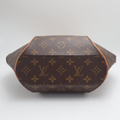 Pre-Owned #71112 Louis Vuitton Monogram Elipse PM Handbag Brown M51127