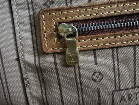 Pre-Owned #BP613-7 Louis Vuitton Monogram Neverfull MM Tote Bag M41178