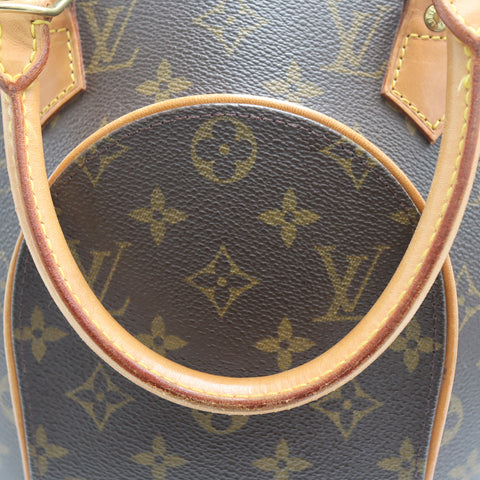 Pre-Owned #71112 Louis Vuitton Monogram Elipse PM Handbag Brown M51127