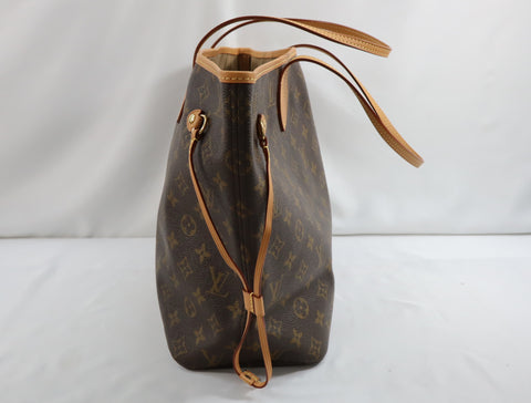 Pre-Owned #BP520-2 Louis Vuitton Monogram Neverfull MM Tote Bag M41178