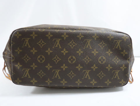 Pre-Owned #BP520-2 Louis Vuitton Monogram Neverfull MM Tote Bag M41178