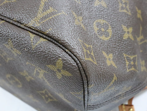 Pre-Owned #BP520-2 Louis Vuitton Monogram Neverfull MM Tote Bag M41178