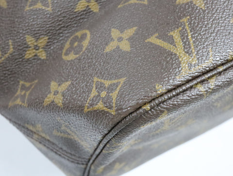 Pre-Owned #BP520-2 Louis Vuitton Monogram Neverfull MM Tote Bag M41178