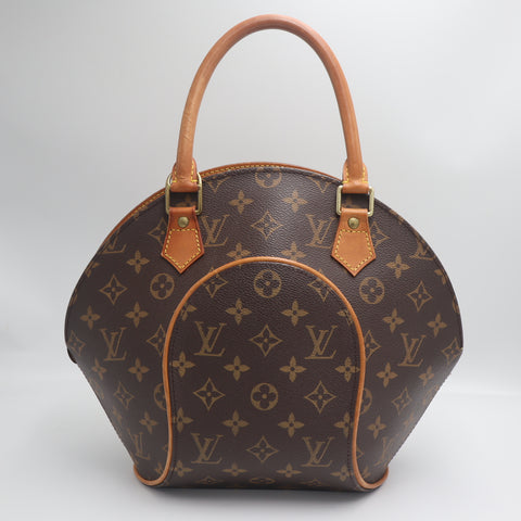 Pre-Owned #0235 Louis Vuitton Monogram Elipse PM Handbag Brown M51127