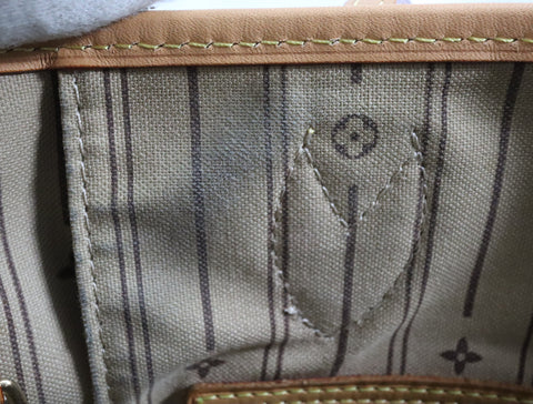 Pre-Owned #BP520-2 Louis Vuitton Monogram Neverfull MM Tote Bag M41178