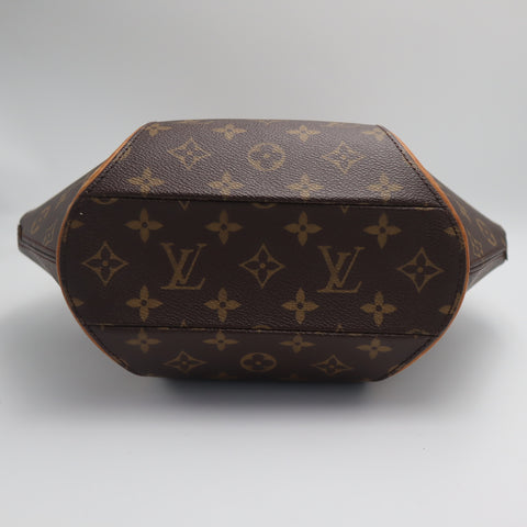 Pre-Owned #0235 Louis Vuitton Monogram Elipse PM Handbag Brown M51127