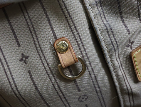 Pre-Owned #BP520-2 Louis Vuitton Monogram Neverfull MM Tote Bag M41178