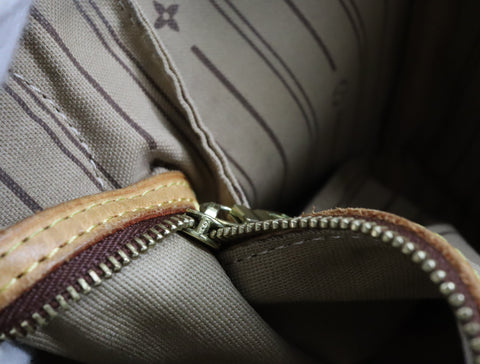 Pre-Owned #BP520-2 Louis Vuitton Monogram Neverfull MM Tote Bag M41178