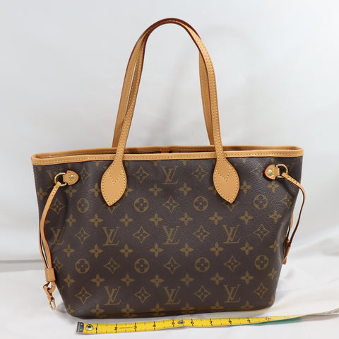 Pre-Owned #BP59901 Louis Vuitton Monogram Neverfull PM Tote Bag M40155