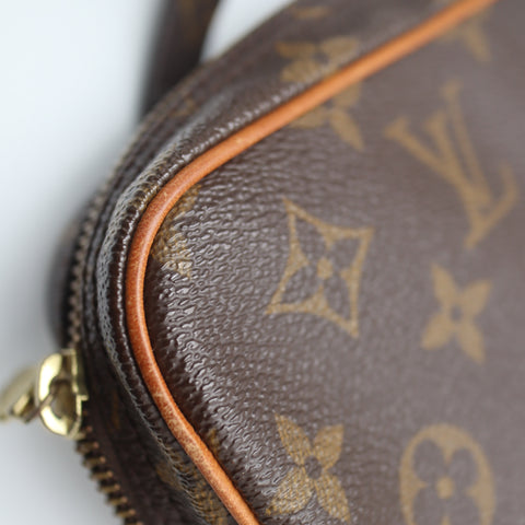 Pre-Owned #71540 Louis Vuitton Monogram Pochette Marly Bandouliere Crossbody Bag M51828