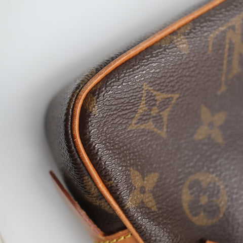 Pre-Owned #71540 Louis Vuitton Monogram Pochette Marly Bandouliere Crossbody Bag M51828