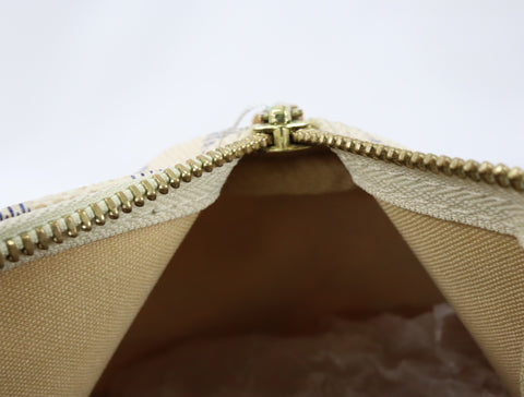 Pre-Owned #R0119 Louis Vuitton Damier Azur Speedy 30 Handbag