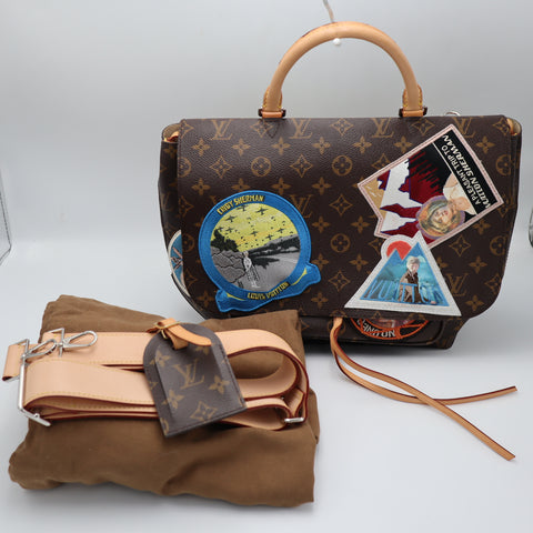 Pre-Owned #03310 Louis Vuitton Monogram Cindy Sherman Camera Messenger 2way Crossbody Bag Brown M40287