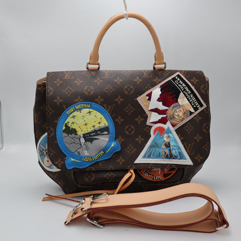 Pre-Owned #03310 Louis Vuitton Monogram Cindy Sherman Camera Messenger 2way Crossbody Bag Brown M40287