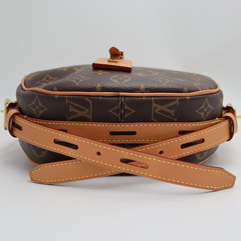 Pre-Owned #71043 LOUIS VUITTON Petite Boite Chapeau Shoulder Bag Monogram Canvas Brown M52294