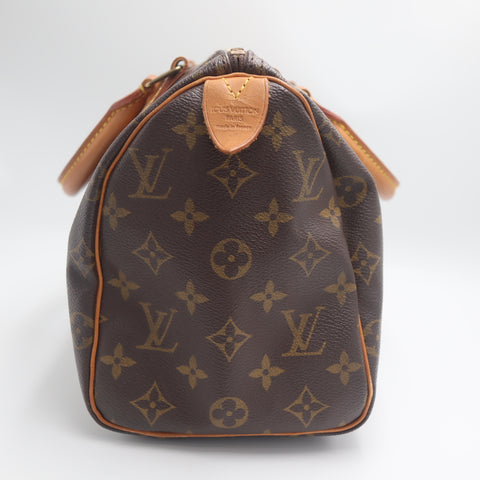 Pre-Owned #71638 Louis Vuitton Monogram Speedy 25 Hand Bag Boston Bag M41528