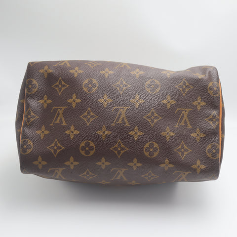 Pre-Owned #71638 Louis Vuitton Monogram Speedy 25 Hand Bag Boston Bag M41528