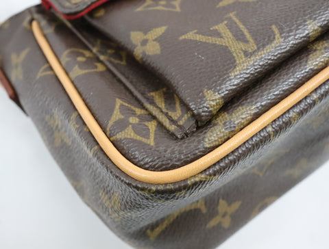 Pre-Owned #BP78161 Louis Vuitton Monogram Viva Cite PM Crossbody Bag Brown M51165