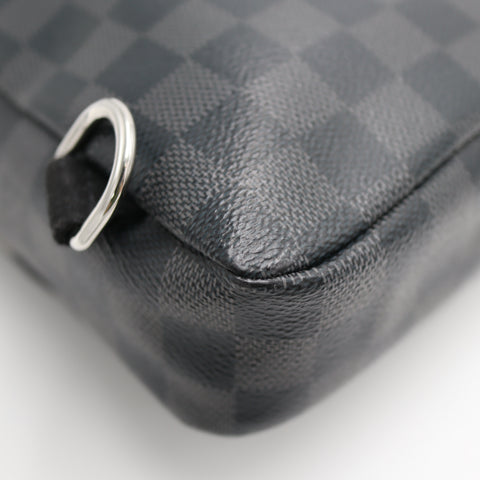 Pre- Owned #71044 LOUIS VUITTON Avenue Sling Shoulder Bag N41719 Damier Graphite Black Crossbody with box