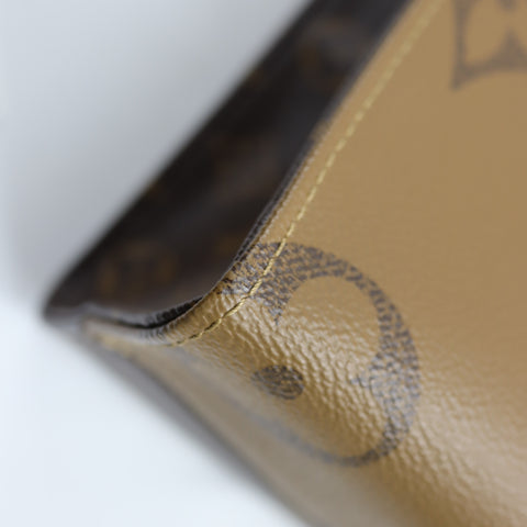 Pre-Owned #19653 Louis Vuitton Monogram Giant On the Go PM Shoulder Handbag M46373