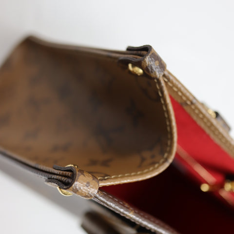 Pre-Owned #19653 Louis Vuitton Monogram Giant On the Go PM Shoulder Handbag M46373