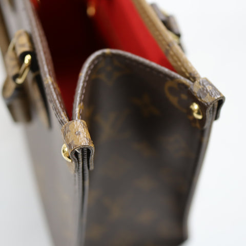 Pre-Owned #19653 Louis Vuitton Monogram Giant On the Go PM Shoulder Handbag M46373