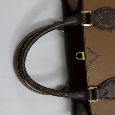 Pre-Owned #19653 Louis Vuitton Monogram Giant On the Go PM Shoulder Handbag M46373